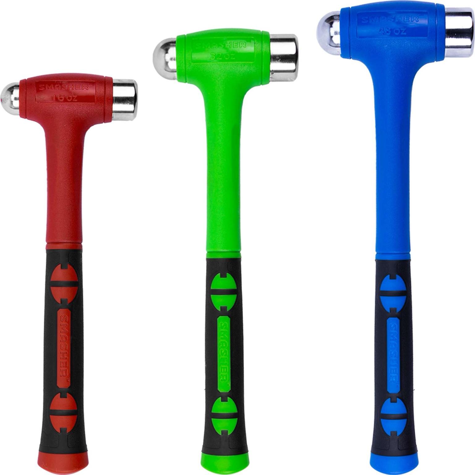 Ball Peen Hammer Set 16, 32, 48oz - Welzh Werkzeug Ball Peen Hammer Set 16, 32, 48oz - Welzh Werkzeug