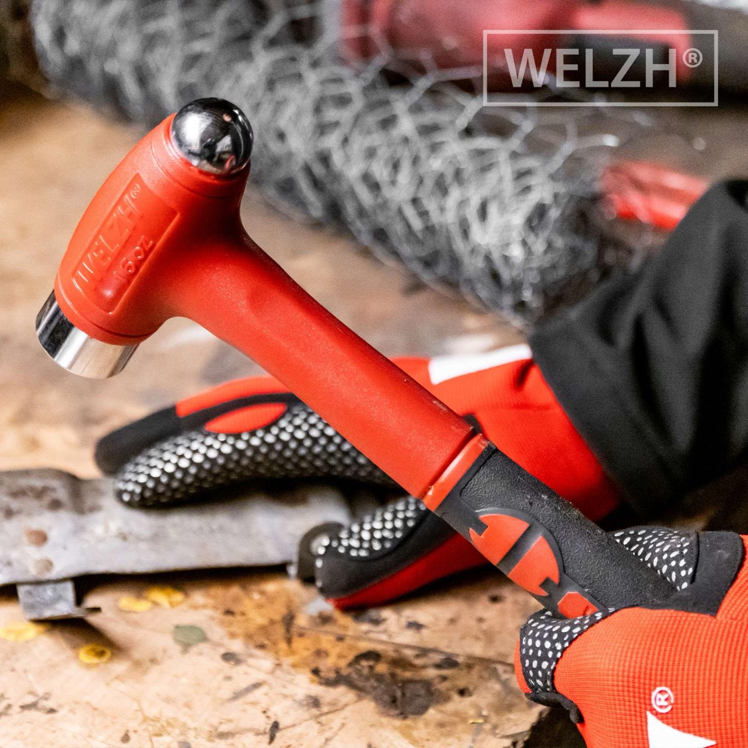 Ball Peen Hammer Set 16, 32, 48oz - Welzh Werkzeug Ball Peen Hammer Set 16, 32, 48oz - Welzh Werkzeug