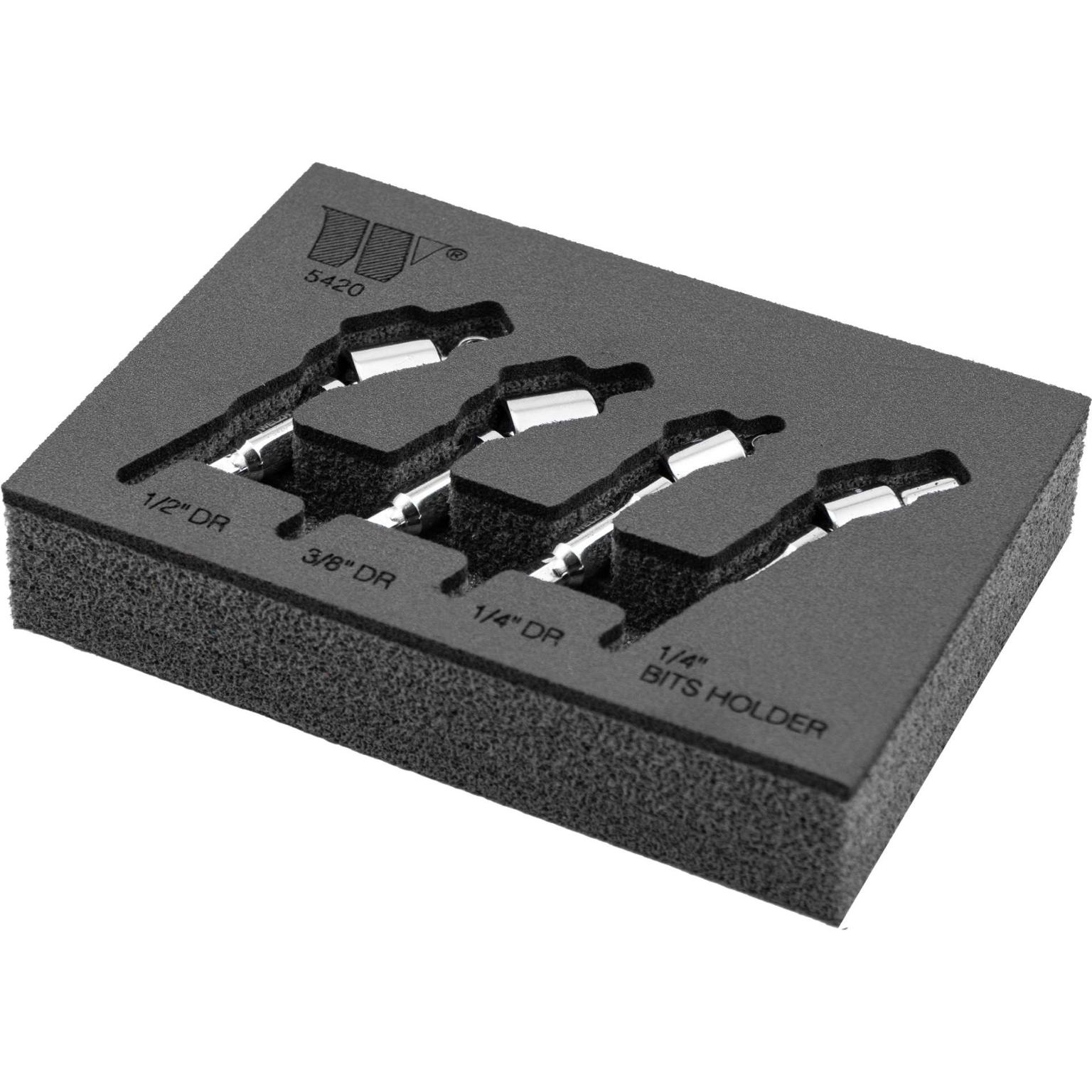 Universal Joint Adapter Socket Set 4-Piece Power Driver - Welzh Werkzeug Universal Joint Adapter Socket Set 4-Piece Power Driver - Welzh Werkzeug