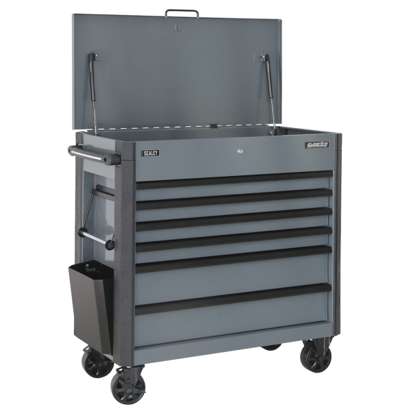 Sealey AP366G Superline Pro® Tool Trolley 6 Drawer – Grey