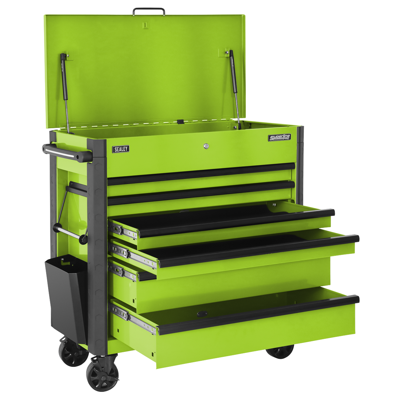 Sealey AP366HV Superline Pro® Tool Trolley 6 Drawer – Green Sealey AP366HV Superline Pro® Tool Trolley 6 Drawer – Green