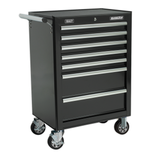 Sealey AP26479TB Superline PRO® Rollcab 7 Drawer - Black Sealey AP26479TB Superline PRO® Rollcab 7 Drawer - Black