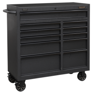 Sealey AP4111BE Superline PRO® Black Edition Rollcab with 11 Soft Close Drawers 1040mm Sealey AP4111BE Superline PRO® Black Edition Rollcab with 11 Soft Close Drawers 1040mm
