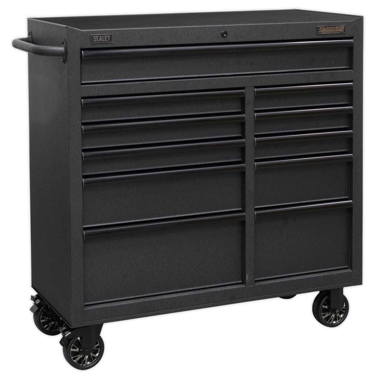 Sealey AP4111BE Superline PRO® Black Edition Rollcab with 11 Soft Close Drawers 1040mm Sealey AP4111BE Superline PRO® Black Edition Rollcab with 11 Soft Close Drawers 1040mm