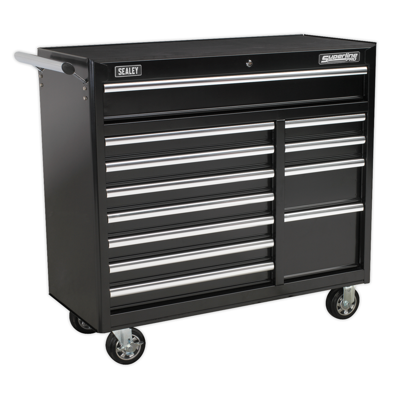 Sealey AP41120B Superline PRO® Heavy-Duty Rollcab 12 Drawer - Black Sealey AP41120B Superline PRO® Heavy-Duty Rollcab 12 Drawer - Black