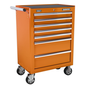 Sealey AP26479TO Superline PRO® Rollcab 7 Drawer - Orange Sealey AP26479TO Superline PRO® Rollcab 7 Drawer - Orange