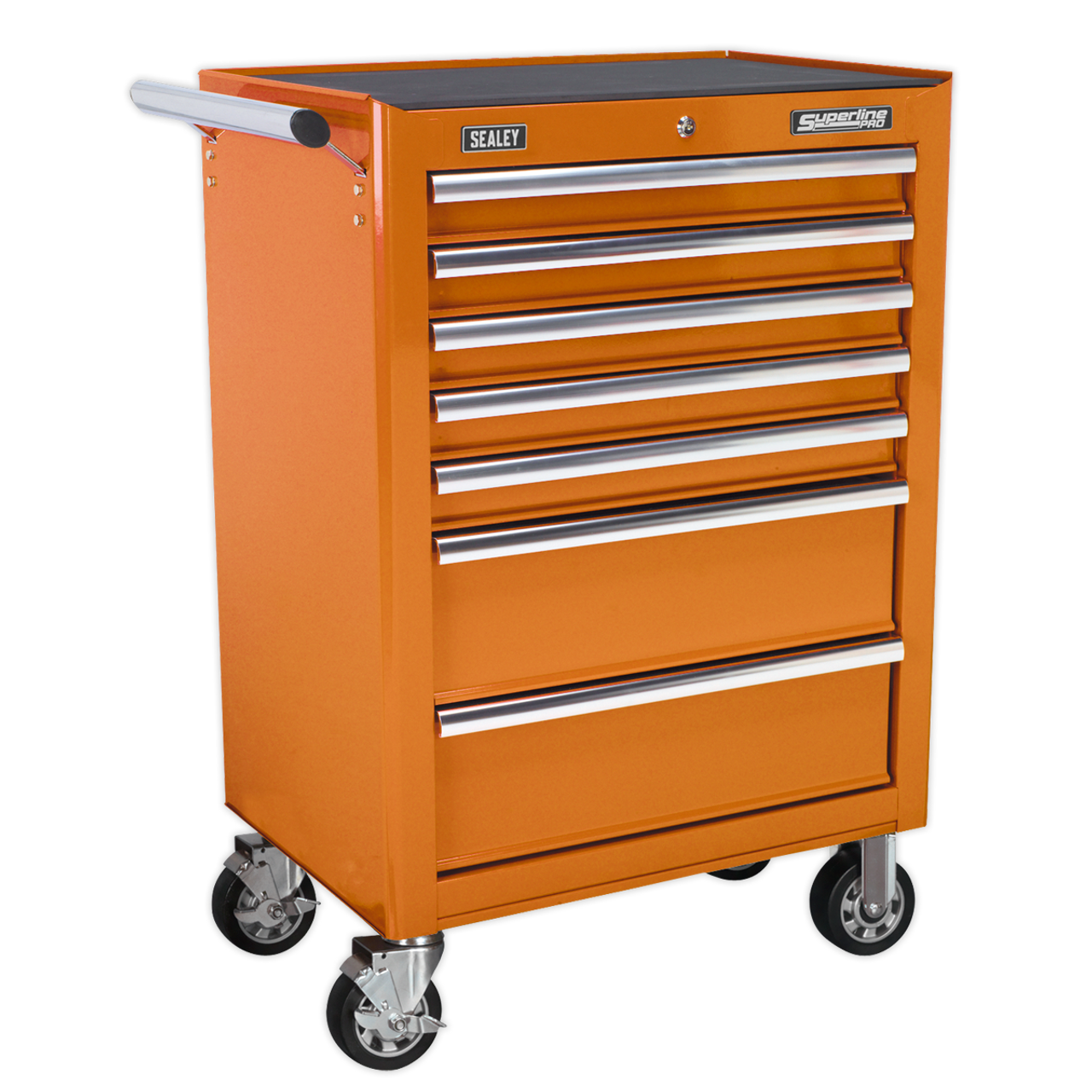 Sealey AP26479TO Superline PRO® Rollcab 7 Drawer - Orange Sealey AP26479TO Superline PRO® Rollcab 7 Drawer - Orange