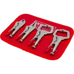 Mini Locking Plier Pliers Tool Set 4-Piece - Welzh Werkzeug