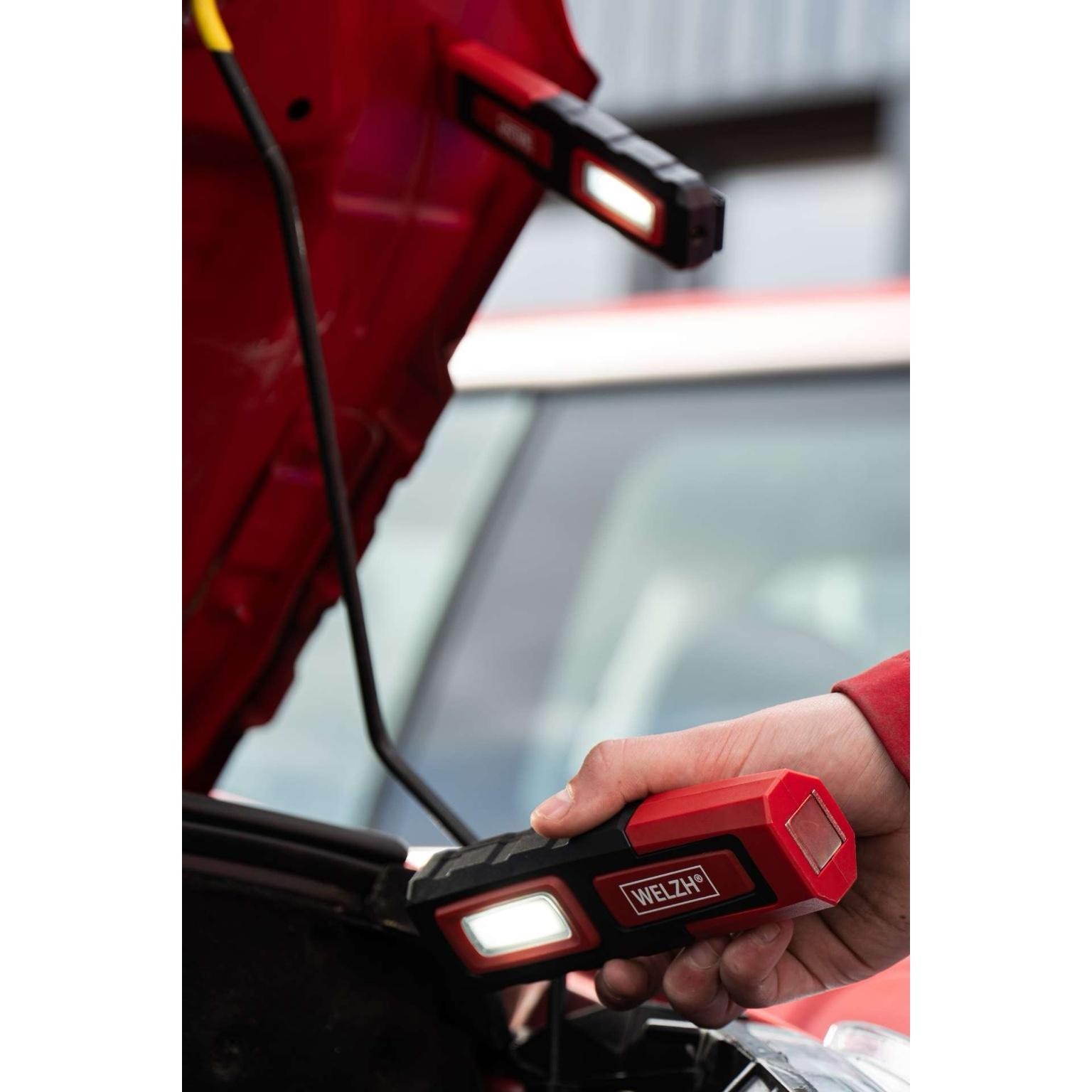 COB LED SMD Work Light Inspection Torch T2 400lm 2200mah Li-ion - Welzh Werkzeug COB LED SMD Work Light Inspection Torch T2 400lm 2200mah Li-ion - Welzh Werkzeug