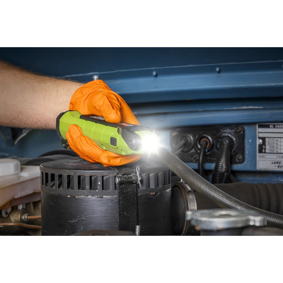 Sealey Rechargeable Work Light 360° 10W & 2 x 4W SMD LED Green LED3605G Sealey Rechargeable Work Light 360° 10W & 2 x 4W SMD LED Green LED3605G