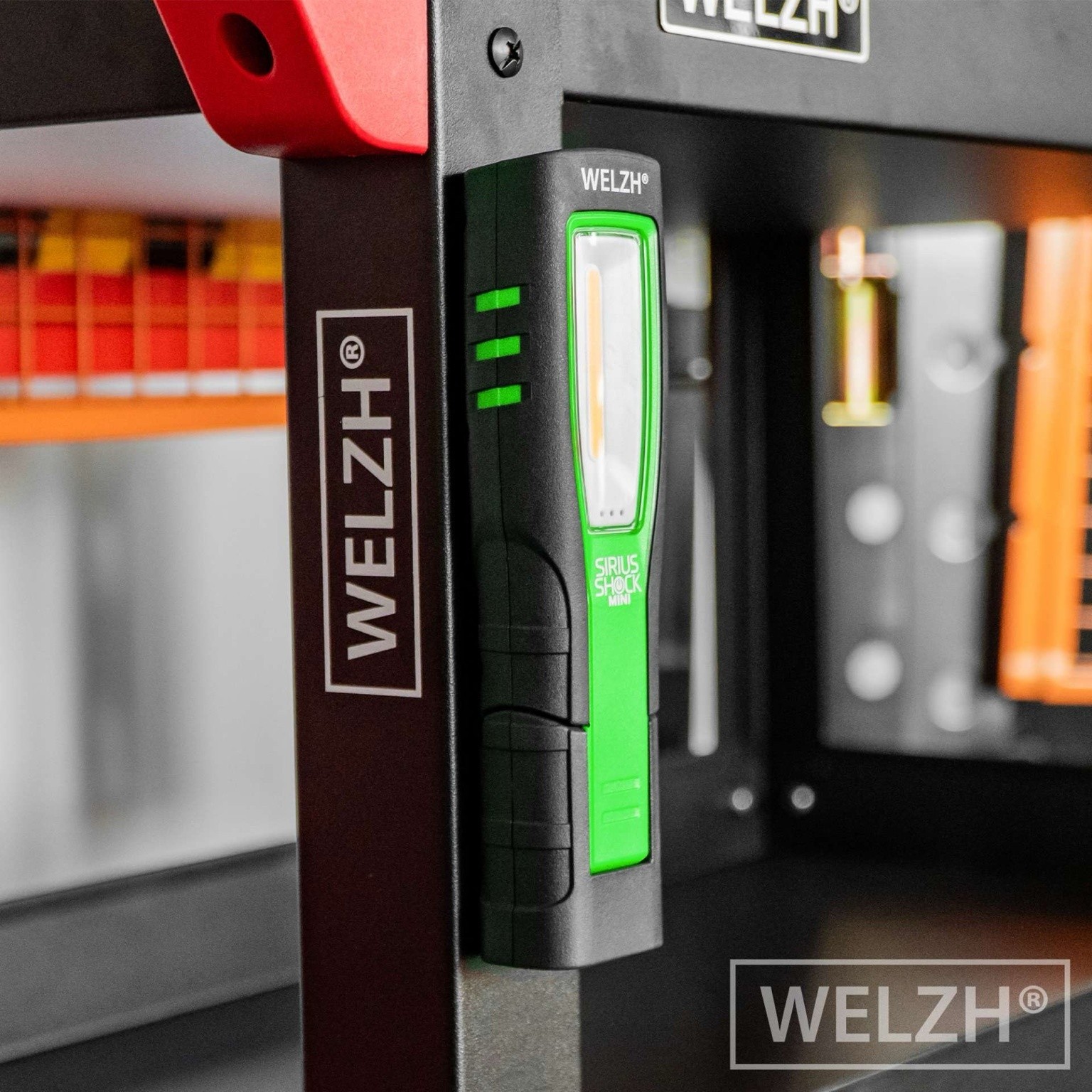 Rechargeable COB Work Light Inspection Lamp 600 Lumens Magnetic- Welzh Werkzeug Rechargeable COB Work Light Inspection Lamp 600 Lumens Magnetic- Welzh Werkzeug