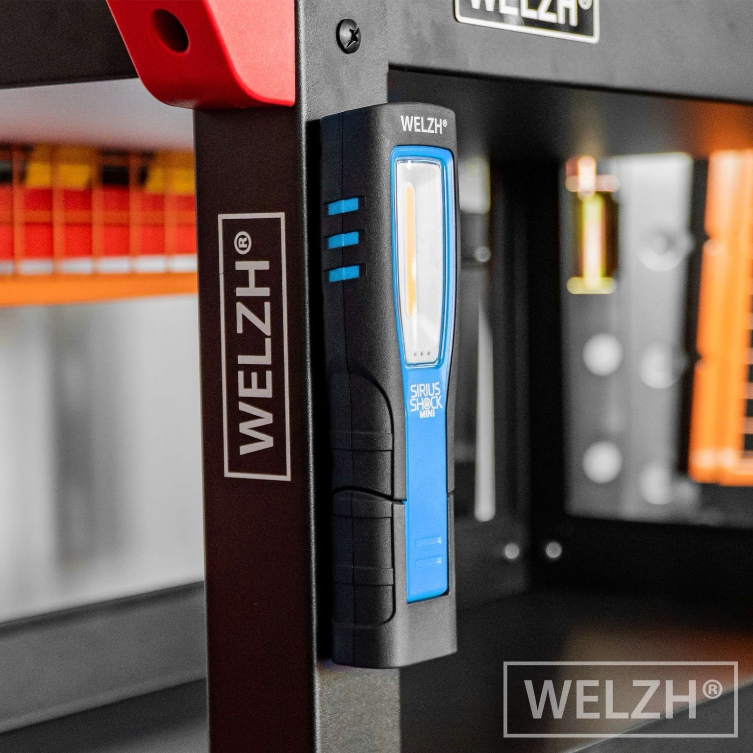 Rechargeable COB Work Light Inspection Lamp 600 Lumens Magnetic- Welzh Werkzeug Rechargeable COB Work Light Inspection Lamp 600 Lumens Magnetic- Welzh Werkzeug