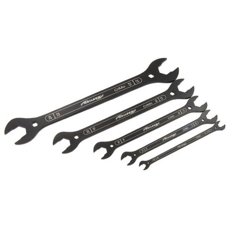 Spanner Wrench Set Extra Thin Open Ended 4 In 1 6-27mm - Neilsen Spanner Wrench Set Extra Thin Open Ended 4 In 1 6-27mm - Neilsen