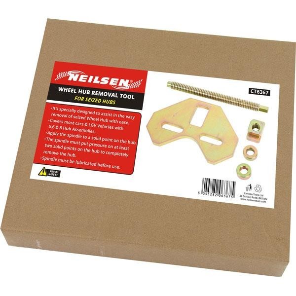 Wheel Hub Remover Tool 5,6 & 8 Hubs For Seized Corroded Hubs - Neilsen Wheel Hub Remover Tool 5,6 & 8 Hubs For Seized Corroded Hubs - Neilsen