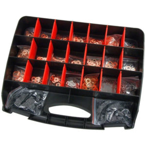 Injector Copper Washer Ring Set Diesel Sealing Ring Assortment 466-Piece - Neilsen Injector Copper Washer Ring Set Diesel Sealing Ring Assortment 466-Piece - Neilsen