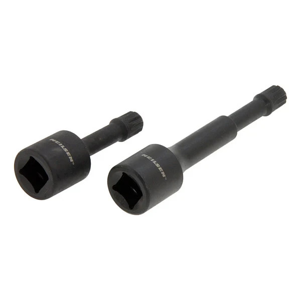Special 2 Piece M12 Spline Bit Sockets For VAG Wheel Bearing Hubs - Neilsen Special 2 Piece M12 Spline Bit Sockets For VAG Wheel Bearing Hubs - Neilsen