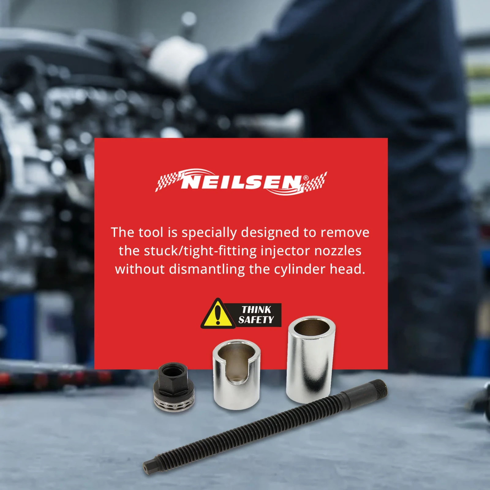 Injector Remover Puller Extractor For Ford Transit Ecoblue 2.0L - Neilsen Injector Remover Puller Extractor For Ford Transit Ecoblue 2.0L - Neilsen