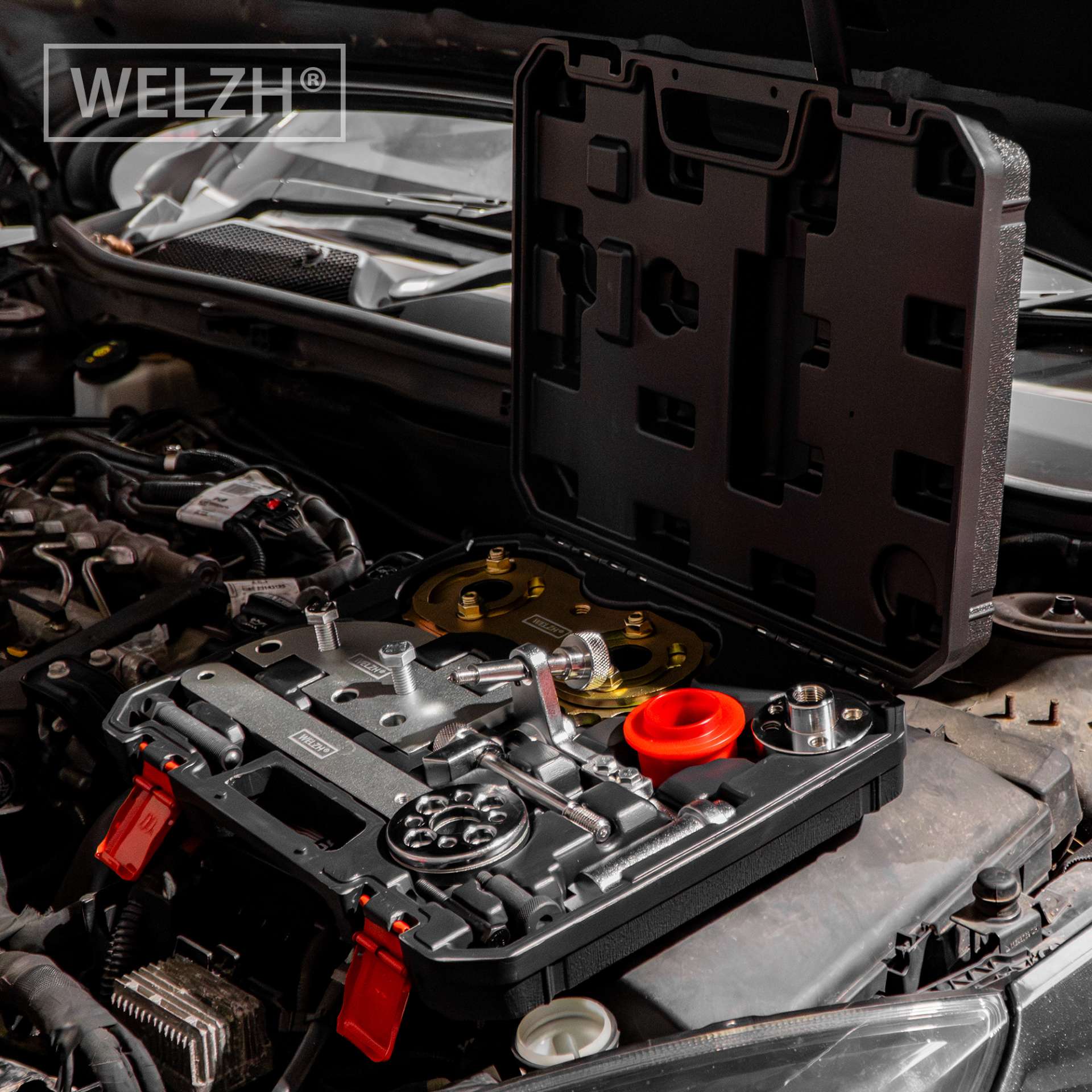 Engine Timing Tool Set For Volvo Diesel & Petrol B4204 Engines - Welzh Werkzeug Engine Timing Tool Set For Volvo Diesel & Petrol B4204 Engines - Welzh Werkzeug