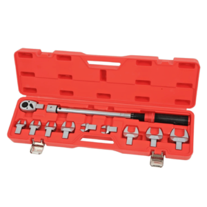 Torque Wrench Spanner Set Interchangeable Heads 1/2' 13-30mm 40-220NM - Neilsen