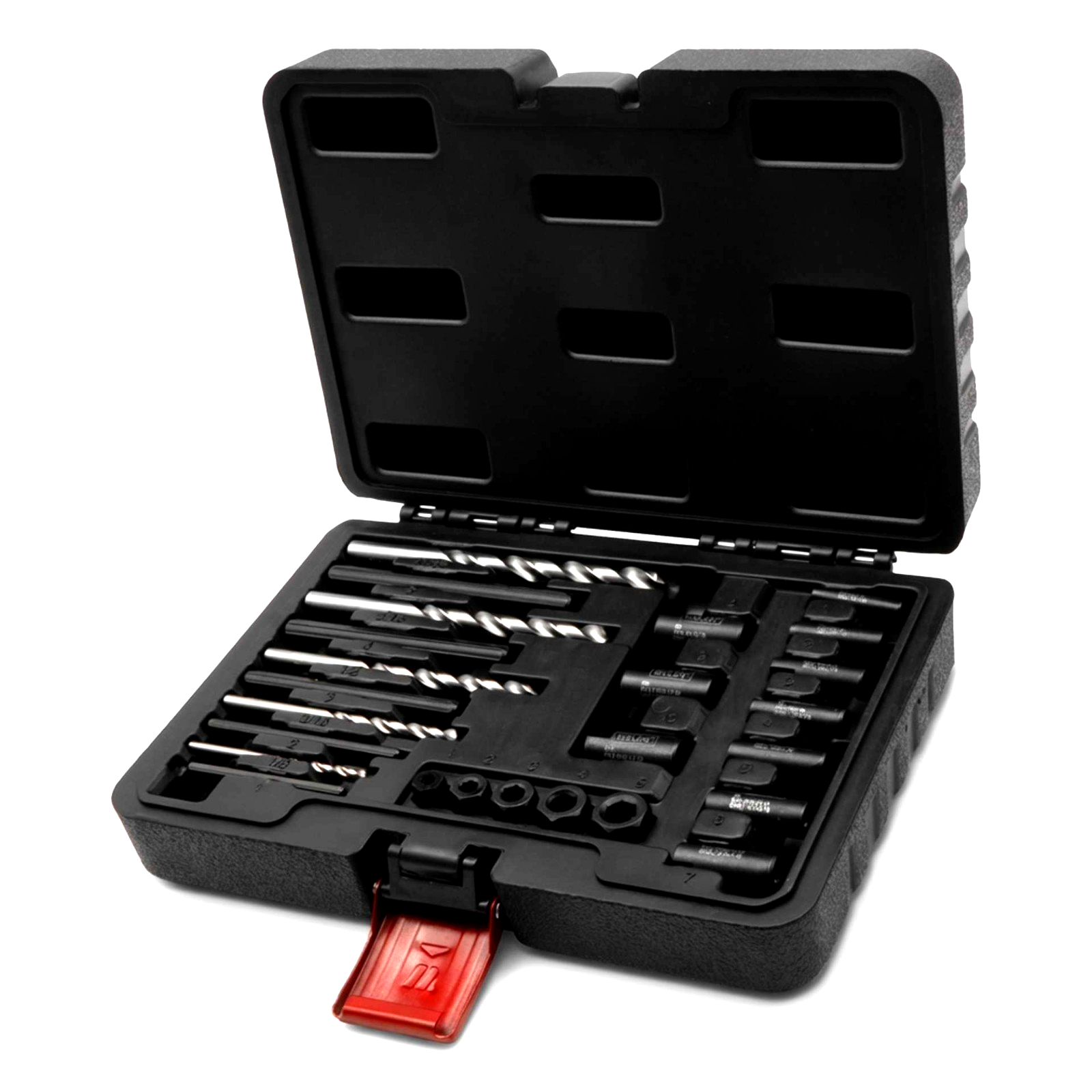 Thread Extractor Tool Set 25-Piece M6-M16 - Welzh Werkzeug Thread Extractor Tool Set 25-Piece M6-M16 - Welzh Werkzeug