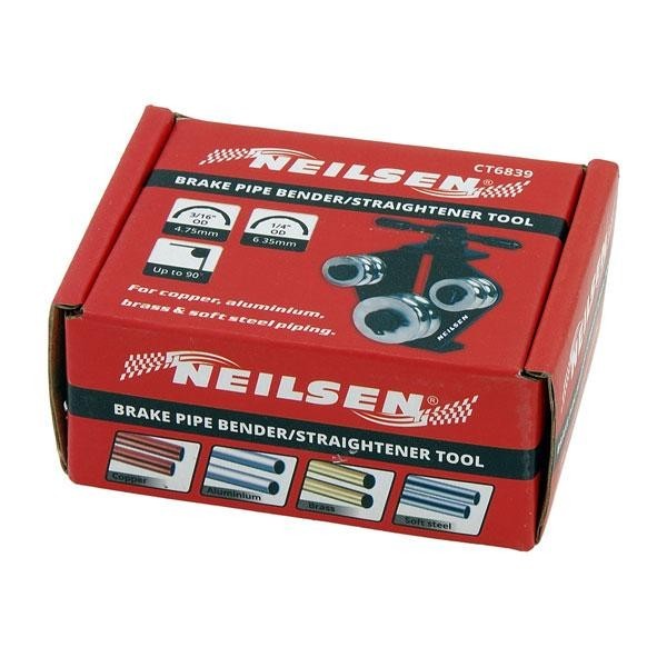 Brake Pipe Bender / Straightener Tool 4.75mm (3/16'') 6.35mm (1/4'') - Neilsen Brake Pipe Bender / Straightener Tool 4.75mm (3/16'') 6.35mm (1/4'') - Neilsen
