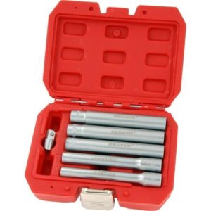 Extra Deep Long Socket Set 3/8' 120mm Long 8, 10, 12, 13, 14mm CRV Steel - Neilsen