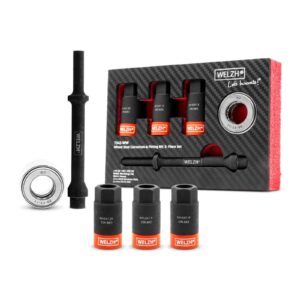 Wheel Stud Extraction & Fitting Kit 4-Piece Set For Air Hammers - Welzh Werkzeug
