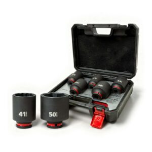 Ball Joint Impact Socket Set 5-Piece 41-50mm - Welzh Werkzeug