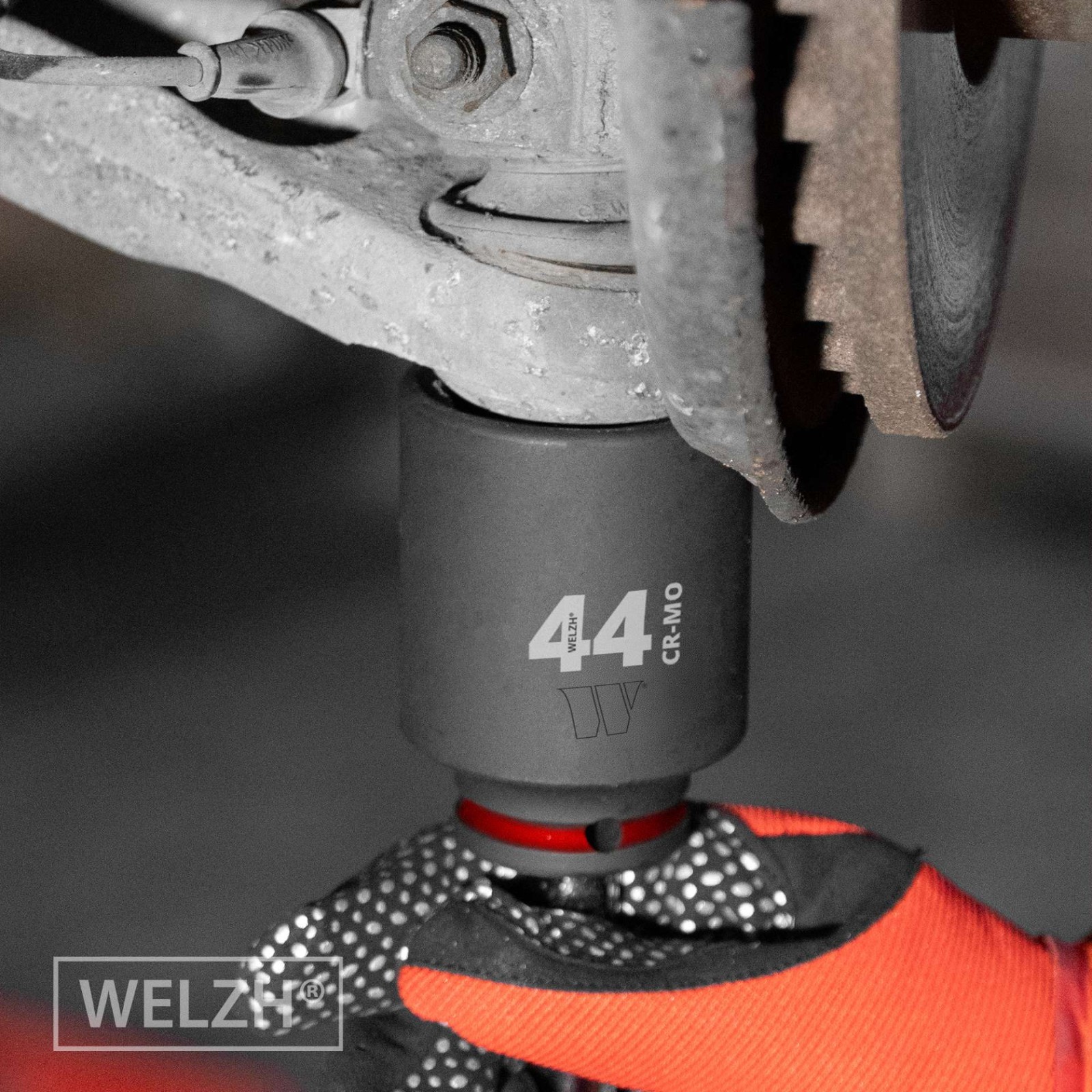 Ball Joint Impact Socket Set 5-Piece 41-50mm - Welzh Werkzeug Ball Joint Impact Socket Set 5-Piece 41-50mm - Welzh Werkzeug