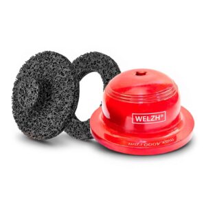 Aluminium Wheel Hub Cleaner Cleaning Tool Inner & Outer Pads - Welzh Werkzeug