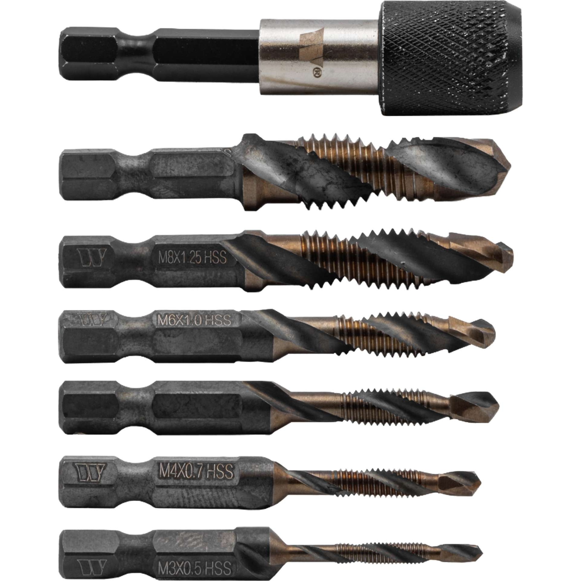 Thread Tapping Drill Bit Set Rethreading Tool Set M3-M10 - Welzh Werkzeug Thread Tapping Drill Bit Set Rethreading Tool Set M3-M10 - Welzh Werkzeug