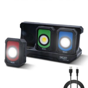 Modular Work Light Lamp Torch System Station + 3 Lights 700-Lumens - Welzh Werkzeug