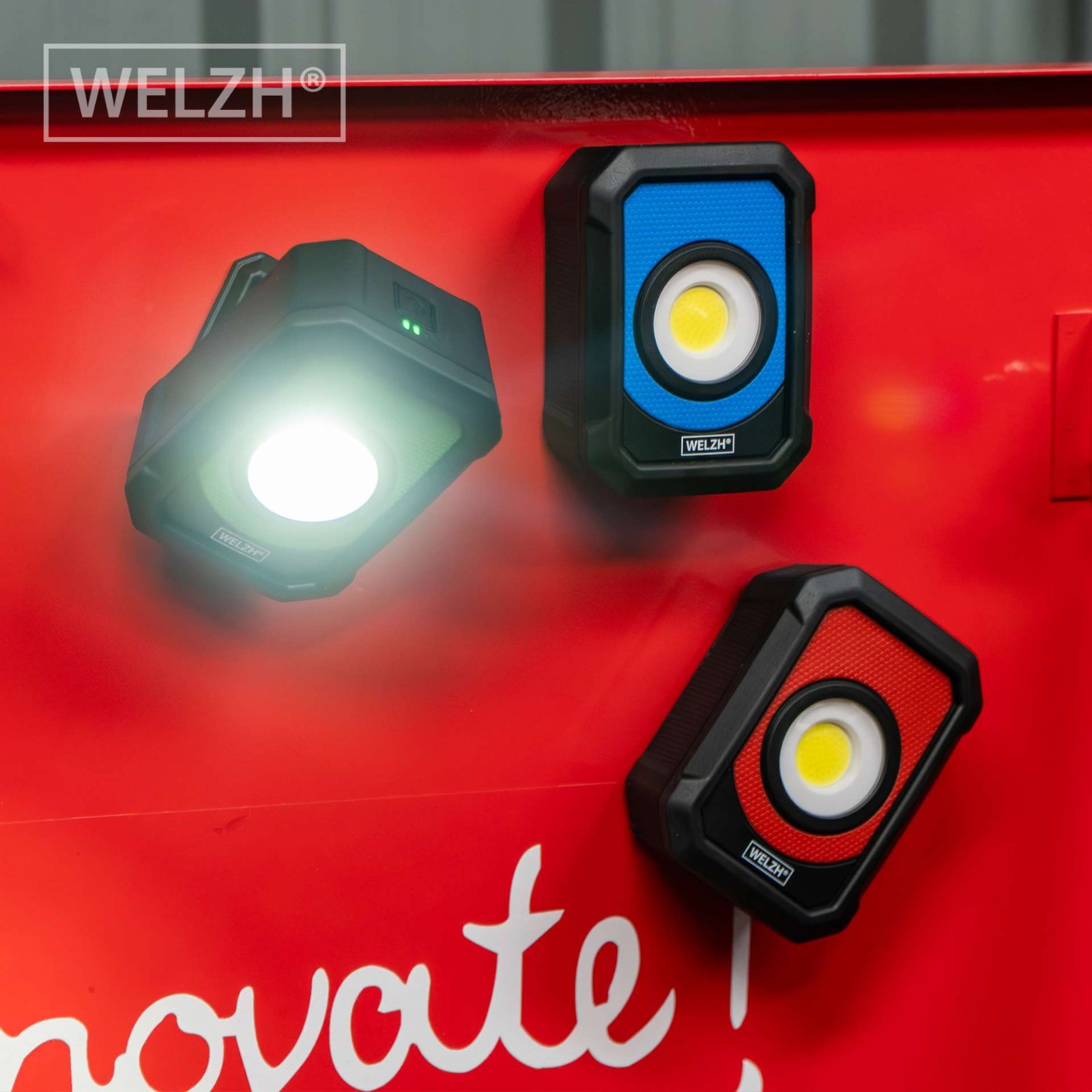 Modular Work Light Lamp Torch System Station + 3 Lights 700-Lumens - Welzh Werkzeug Modular Work Light Lamp Torch System Station + 3 Lights 700-Lumens - Welzh Werkzeug